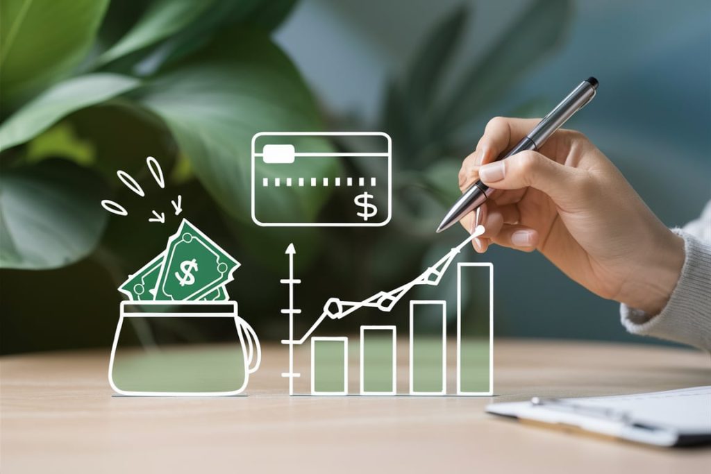 Estabeleça um limite de gastos realista