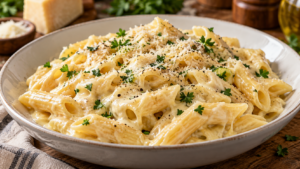 Macarrão ao Creme: Cremoso, Fácil e Perfeito para um Almoço Rápido