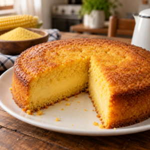 Bolo de Fubá Cremoso de Liquidificador